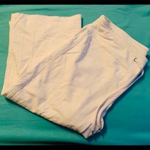 NWOT Calvin Klein white cotton pants